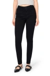 Warp & Weft Warp+weft Mxp High Waist Skinny Jeans In Raven