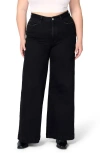 Warp & Weft Nce Plus Wide Leg Jean In Inkwell In Inkwell