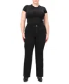 Warp & Weft Rfd Plus High Rise Straight Jeans In Ventura In Ventura