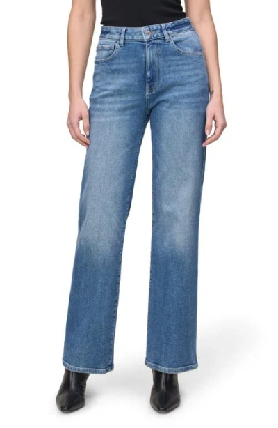 Warp & Weft Warp+weft Sat '90s High Waist Straight Leg Jeans In Highroad