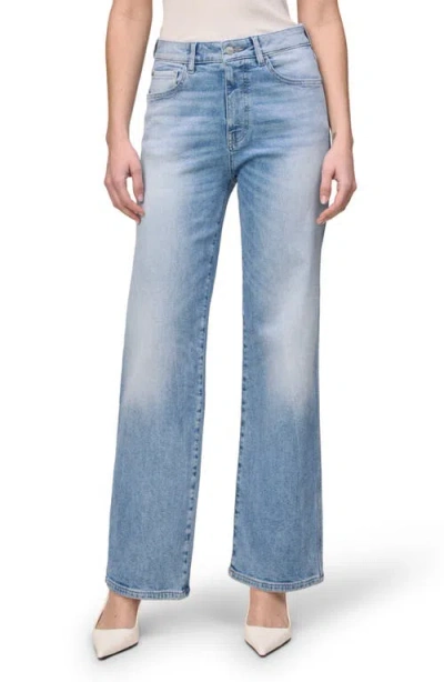 Warp & Weft Warp+weft Sat '90s High Waist Straight Leg Jeans In Hollywood Hills