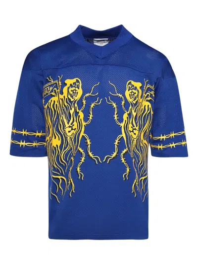 Warren Lotas 1974 Football T-shirt In Blue