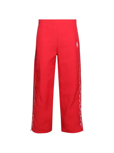 Warren Lotas Barbed-wire Track Pants In Red