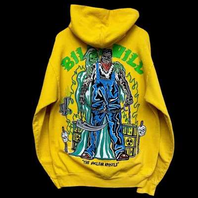 Pre-owned Warren Lotas Billy Hill Nuclear Apostle Hoodie Yellow Green