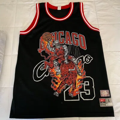 Pre-owned Warren Lotas Chicago Bulls Jersey In Black
