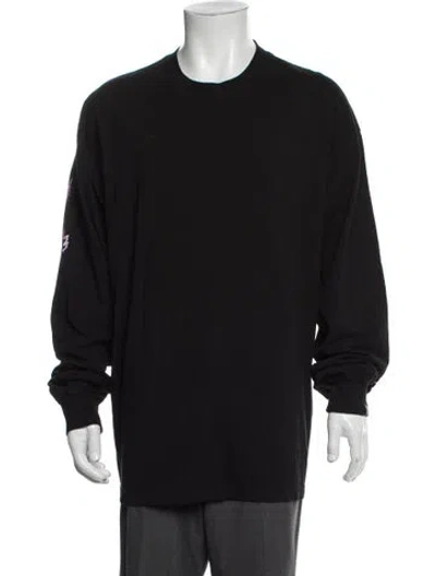 Pre-owned Warren Lotas Crew Neck Long Sleeve T-shirt In Black