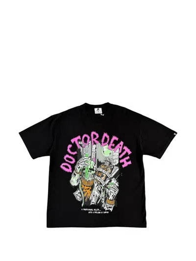 Warren Lotas Doctor Death Logo-print T-shirt In Black