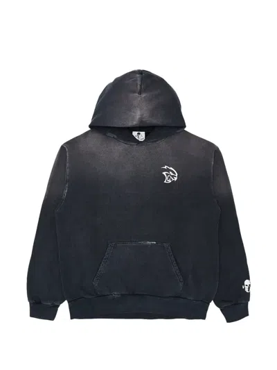Warren Lotas Dodge Srt Loves Atl Logo-print Faded Hoodie In Black