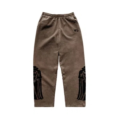Pre-owned Warren Lotas Duster And Rifle Sweatpants 'brown' | Men's Size M