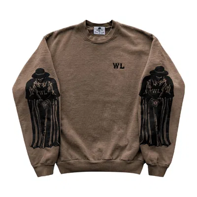 Pre-owned Warren Lotas Duster And Rifle Sweatshirt 'brown' | Men's Size L