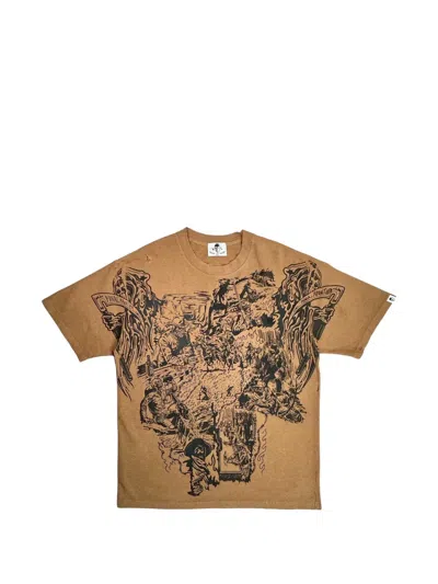 Warren Lotas Final Frontier T-shirt In Brown