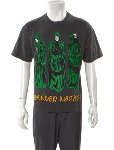 Pre-owned Warren Lotas Graphic Print Crew Neck T-shirt In Gray