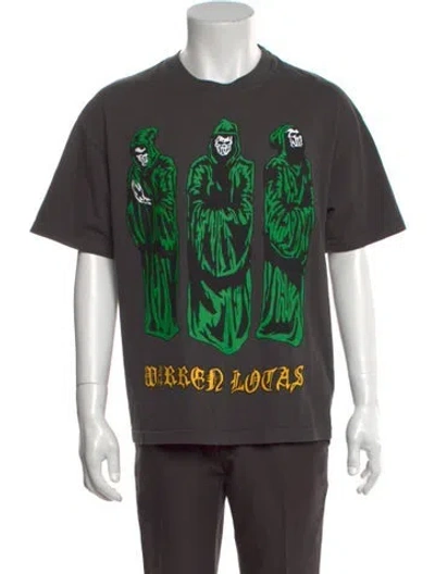 Pre-owned Warren Lotas Graphic Print Crew Neck T-shirt W/ Tags In Gray