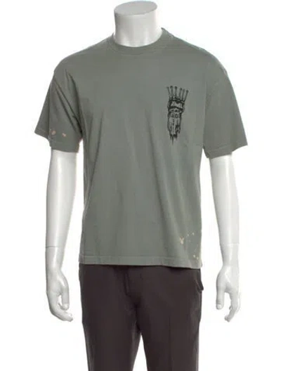 Pre-owned Warren Lotas Graphic Print Crew Neck T-shirt W/ Tags In Green