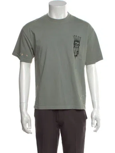 Pre-owned Warren Lotas Graphic Print Crew Neck T-shirt W/ Tags In Green