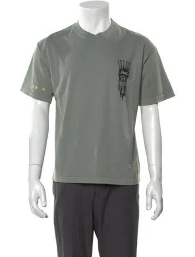 Pre-owned Warren Lotas Graphic Print Crew Neck T-shirt W/ Tags In Green