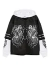 Warren Lotas Graphic-print Hoodie In Black