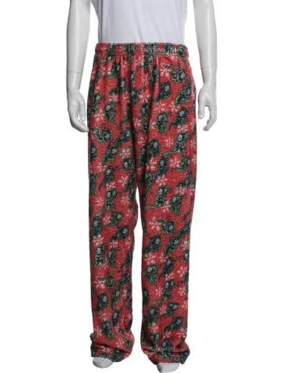 Pre-owned Warren Lotas Graphic Print Pajama Bottoms In Red