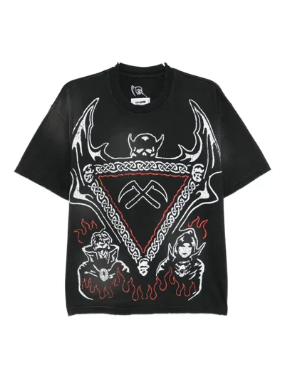 Warren Lotas Graphic-print T-shirt In Gray