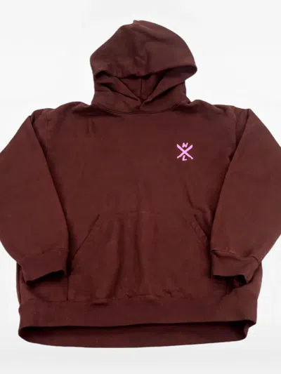 Warren Lotas Graphic-print Hoodie In Brown