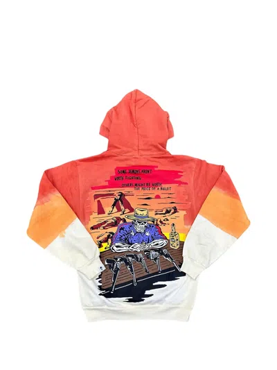 Warren Lotas Graphic-print Hoodie In Orange