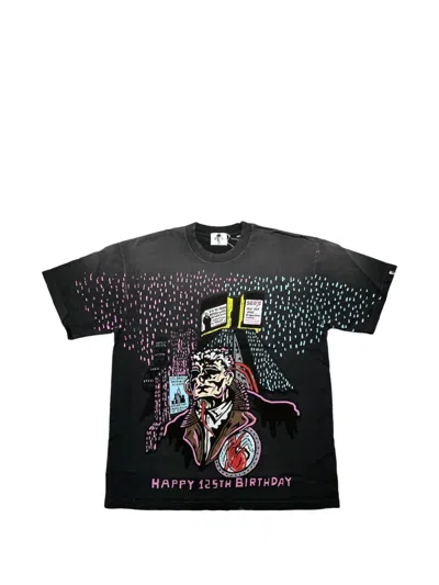 Warren Lotas Graphic-print Short-sleeve T-shirt In Black