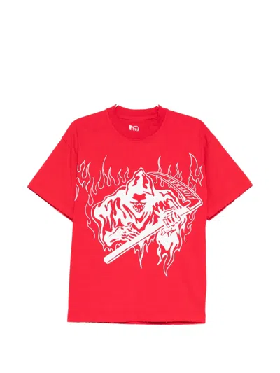 Warren Lotas Graphic-print T-shirt In Red