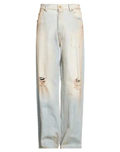 Warren Lotas Man Jeans Blue Size 36 Cotton