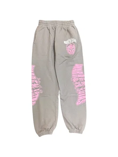 Warren Lotas Mask Logo Track Pants In Gray