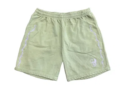 Pre-owned Warren Lotas Men's  Barbed Wire Shorts In Olive