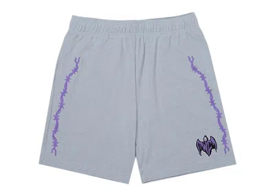 Pre-owned Warren Lotas Men's  Bat Reaper Mesh Shorts In Grey