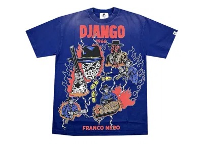Pre-owned Warren Lotas Men's  Django Tee Shirt In Blue