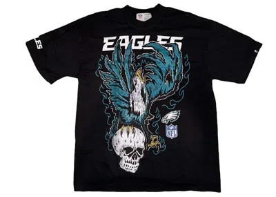 Pre-owned Warren Lotas Men's  Philadelphia Eagles Tee Shirt In Black