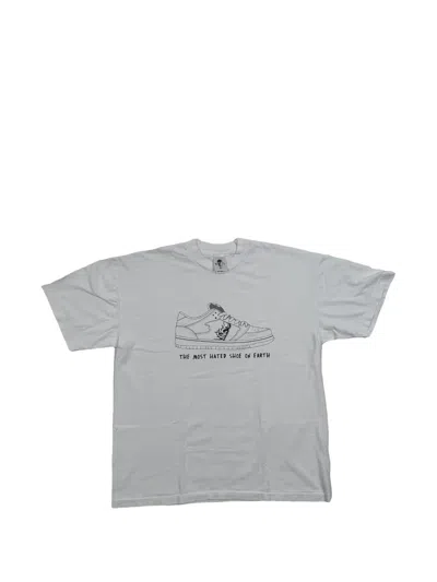 Warren Lotas Most Hated Sneaker Logo T-shirt In Gray