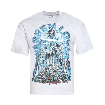 Pre-owned Warren Lotas Mountain Cemetery T-shirt 'heather Grey' | Men's Size Xxl In Gray
