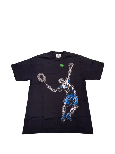 Warren Lotas Prince Tennis Logo-print T-shirt In Black