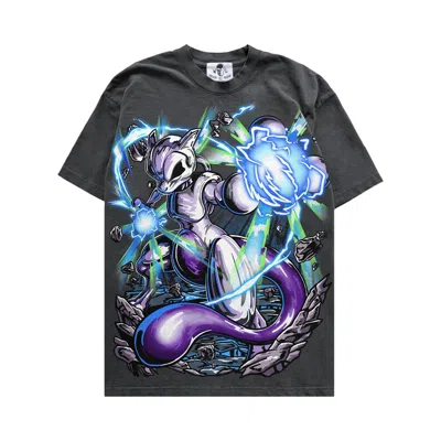 Pre-owned Warren Lotas Psychic Cat T-shirt 'vintage Black' | Men's Size Xl