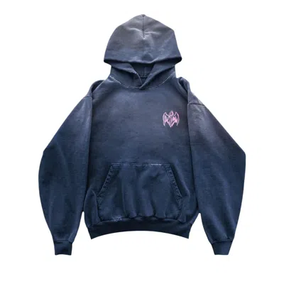 Pre-owned Warren Lotas Roadside Coffee Hoodie 'faded Peony' | Blue | Men's Size L