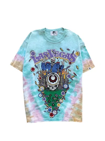 Warren Lotas Vegas Roulette Tie-dye T-shirt In Blue