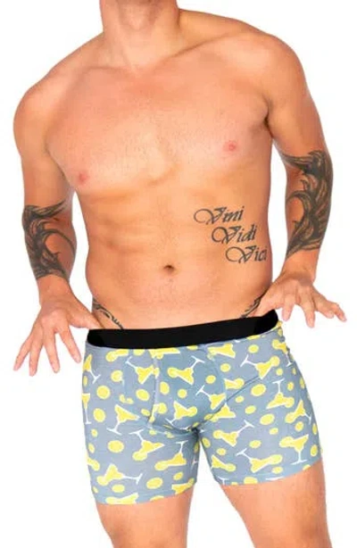 Warriors And Scholars Cocktail Boxer Briefs In Gray