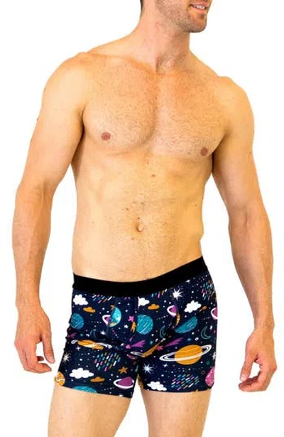 Warriors And Scholars Planets Boxer Briefs In Blue