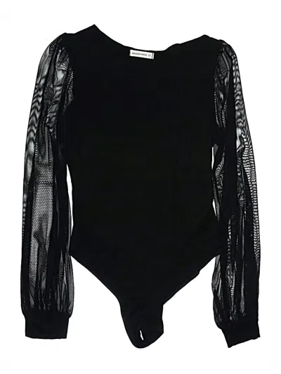 Pre-owned Wasabi + Mint Bodysuit In Black