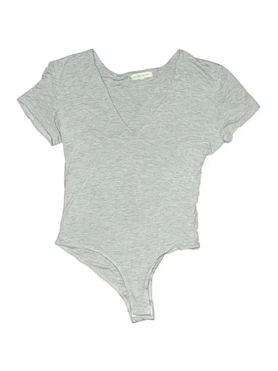 Pre-owned Wasabi + Mint Bodysuit In Gray