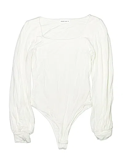 Pre-owned Wasabi + Mint Bodysuit In Ivory