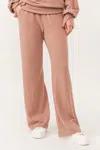 Wasabi + Mint Cashmere Pants In Toffee In Brown