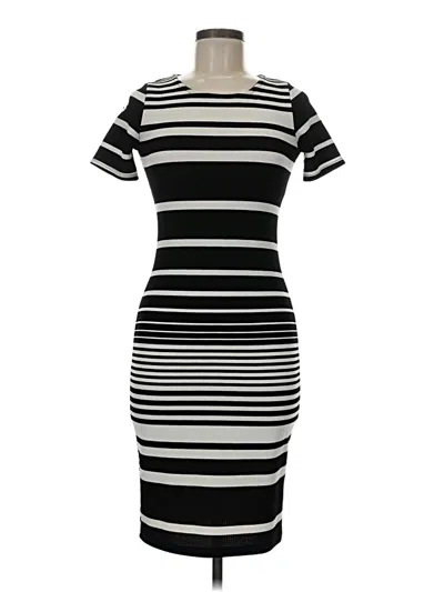 Pre-owned Wasabi + Mint Casual Dress In Black