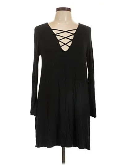 Pre-owned Wasabi + Mint Casual Dress In Black