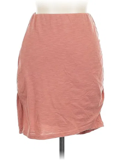 Pre-owned Wasabi + Mint Casual Skirt In Pink