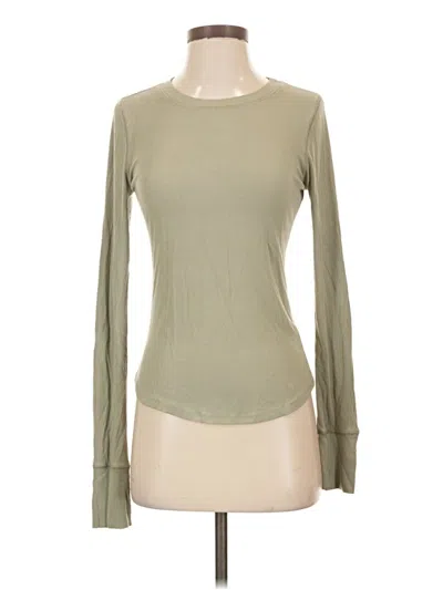 Pre-owned Wasabi + Mint Long Sleeve T-shirt In Green