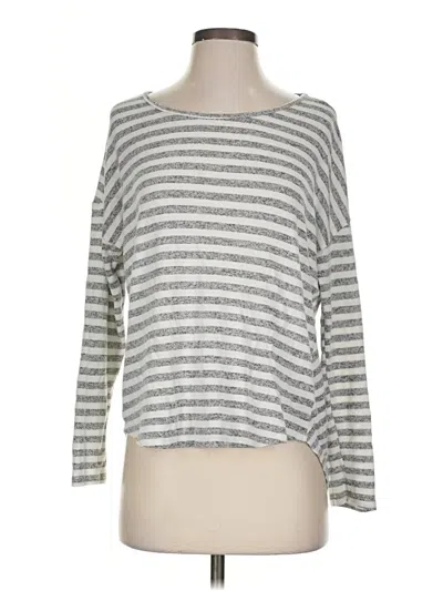 Pre-owned Wasabi + Mint Long Sleeve T-shirt In Silver
